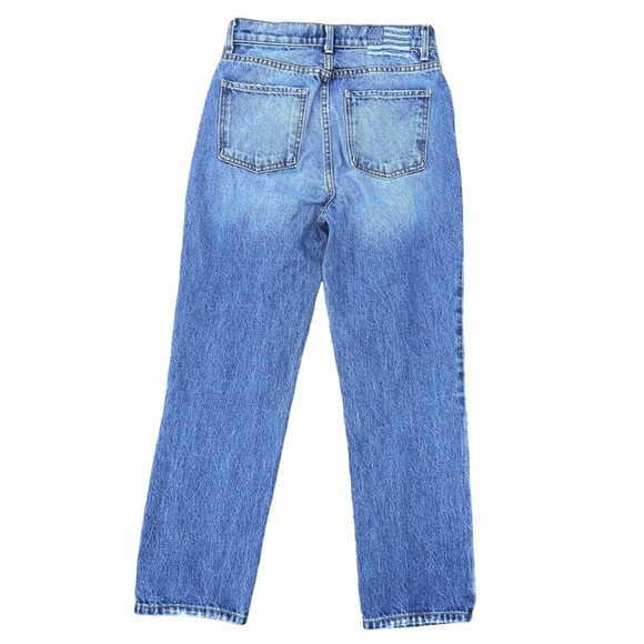 Revice Straight Leg Button Fly High Waist Medium Wash Jeans Size 27 - Picture 5 of 10